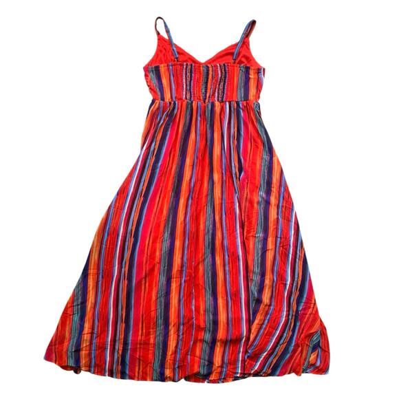 Torrid Striped Colorful Elegant Vacation Lined Maxi Dress- L - Picture 5 of 5